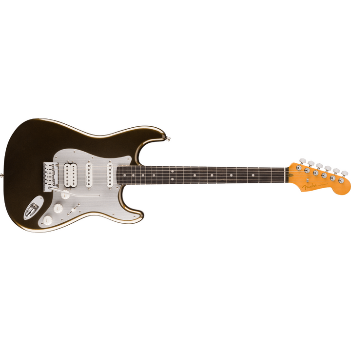 Fender American Ultra II Stratocaster HSS, Ebony Fingerboard (Texas Tea) Electric Guitar