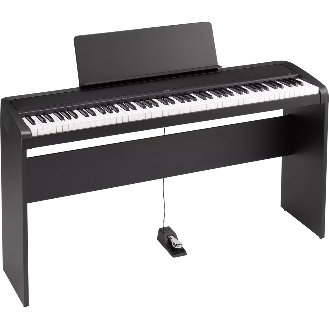 Korg B2PLUSSPBK 88-key Digital Piano with Stand - Black