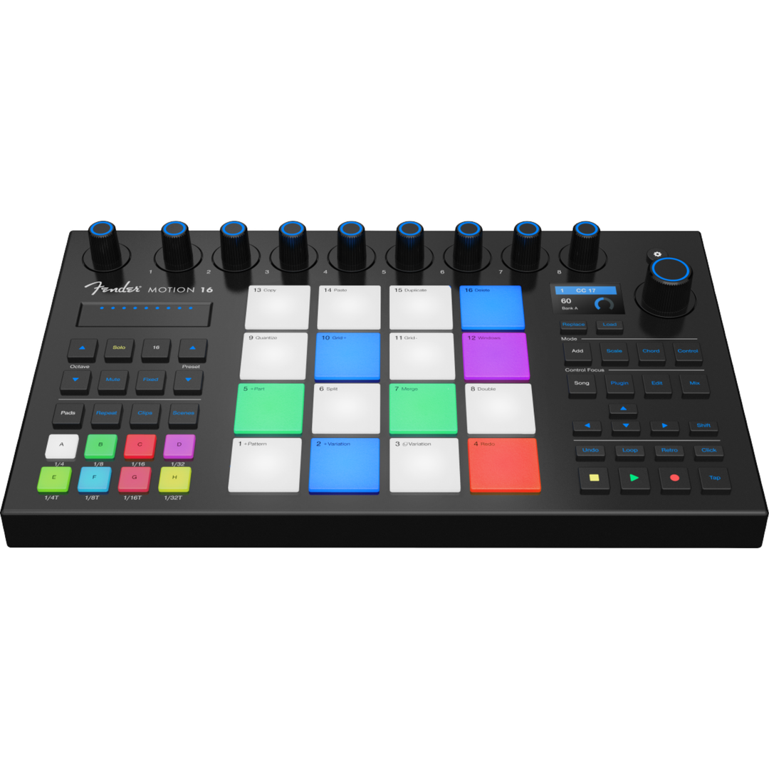 Fender MOTION16 16 Pad & transport MIDI Controller