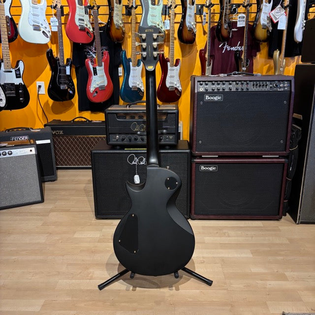 ESP-LTD  EC 1000 Deluxe  (Vintage Black - Gold HD  w/ Seymour Duncan 59 & JB ) - No Case Or Bag - USED