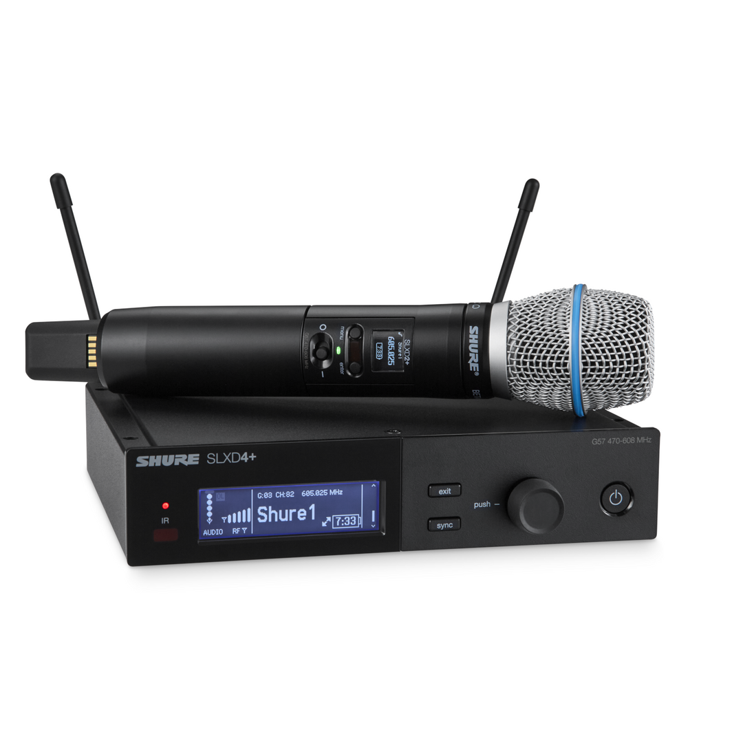 Shure SLXD24+/B87A-G57 Handheld System Beta87A