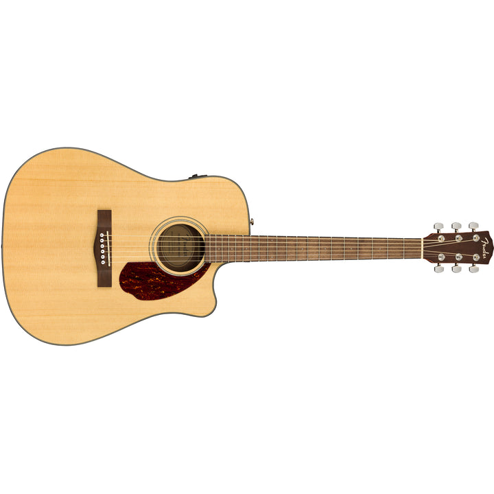 Fender CD-140SCE Dreadnought Walnut Fingerboard Acoustic Guitar w/ Case - Natural