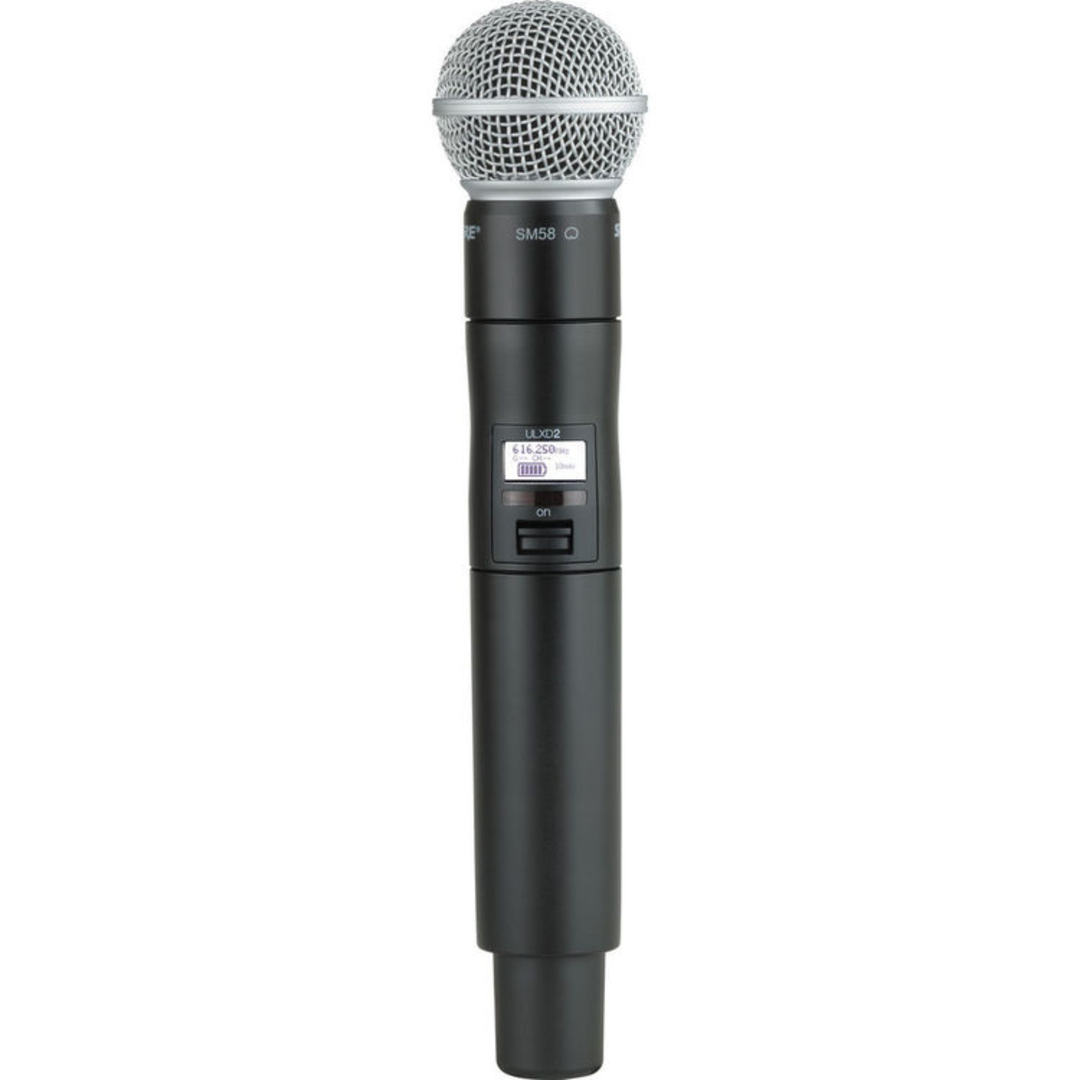 Shure ULXD2/SM58 Digital Handheld Wireless Microphone Transmitter with SM58 Capsule (G57: 470 to 608 MHz)