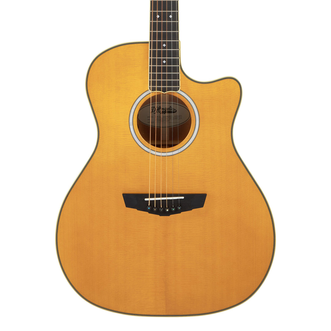 D'Angelico DAEG200VNATGP2 Gramercy Grand Auditorium CE Includes Hard Case - Vintage Natural