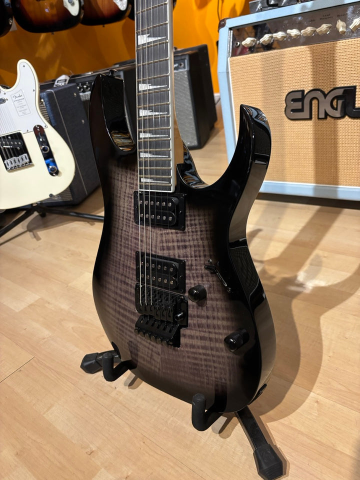Ibanez GIO RG (Transparent Black Sunburst) GRG320FATKS (Demo)