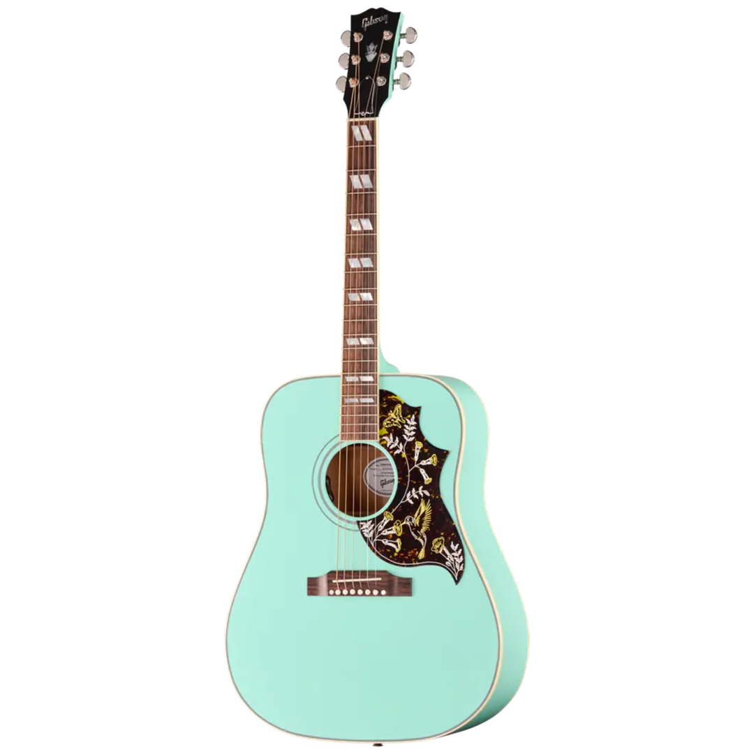 Gibson Hummingbird Standard Acoustic/Electric Guitar with Hardshell Case - Southwestern Turquoise