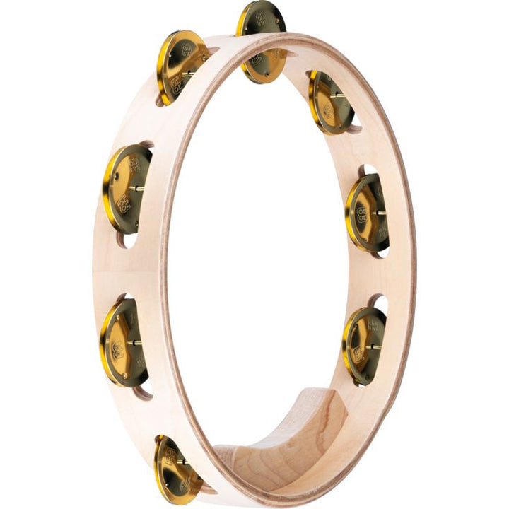 Meinl Percussion 10" Artisan Edition Tambourine Single row Solid brass 44mm jingles