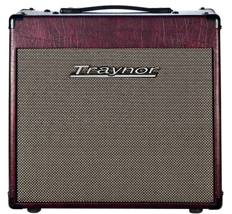 15-watt all-tube 1x12 guitar combo in Wine Red leatherette with oatmeal grille. Two footswitchable channels with independent Gain and Volume, 3-band EQ, spring reverb, effects loop, XLR DI output, and headphone output. Made in Canada.