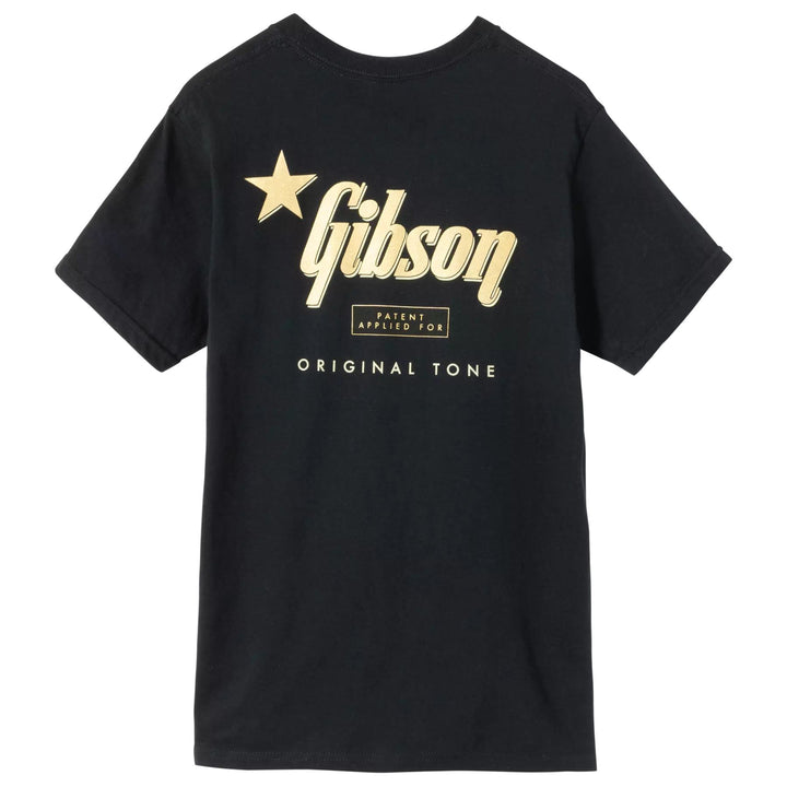 Gibson Original Tone Tee Black -  LARGE