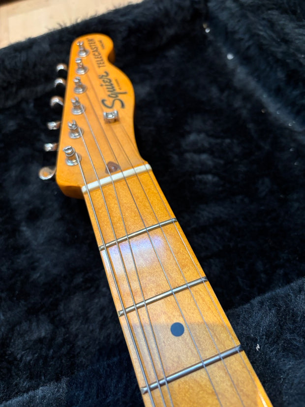 Squier - "Classic Vibe 70's RI Telecaster Thinline" (3T Sunburst) w/ Hard Shell Case - USED