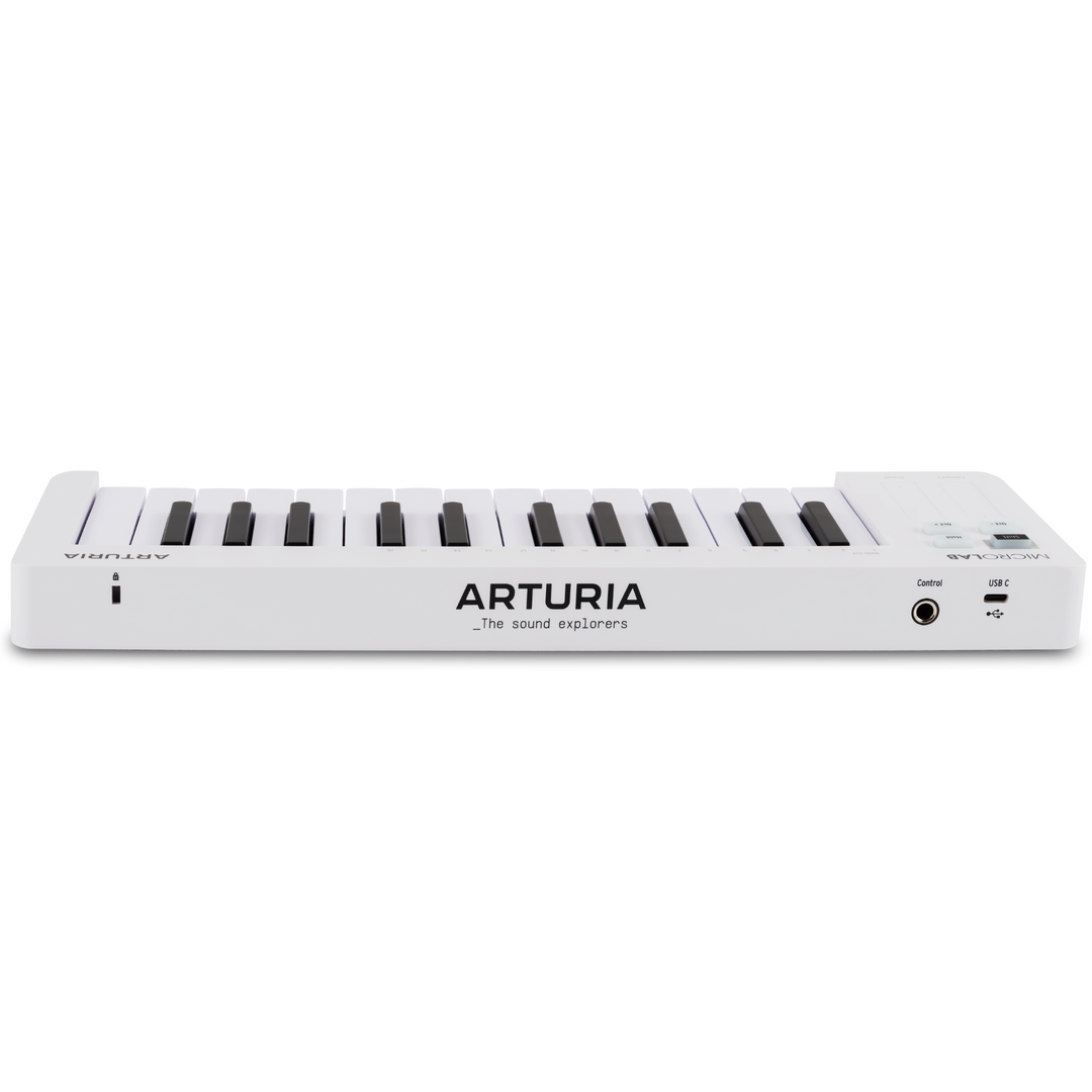 Arturia MICROLABMK3WH MICROLAB MK3 25-Key Microlab MK3  Universal MIDI Controller  - White