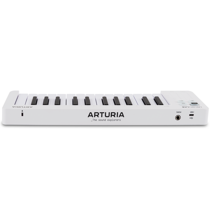 Arturia MICROLABMK3WH MICROLAB MK3 25-Key Microlab MK3  Universal MIDI Controller  - White