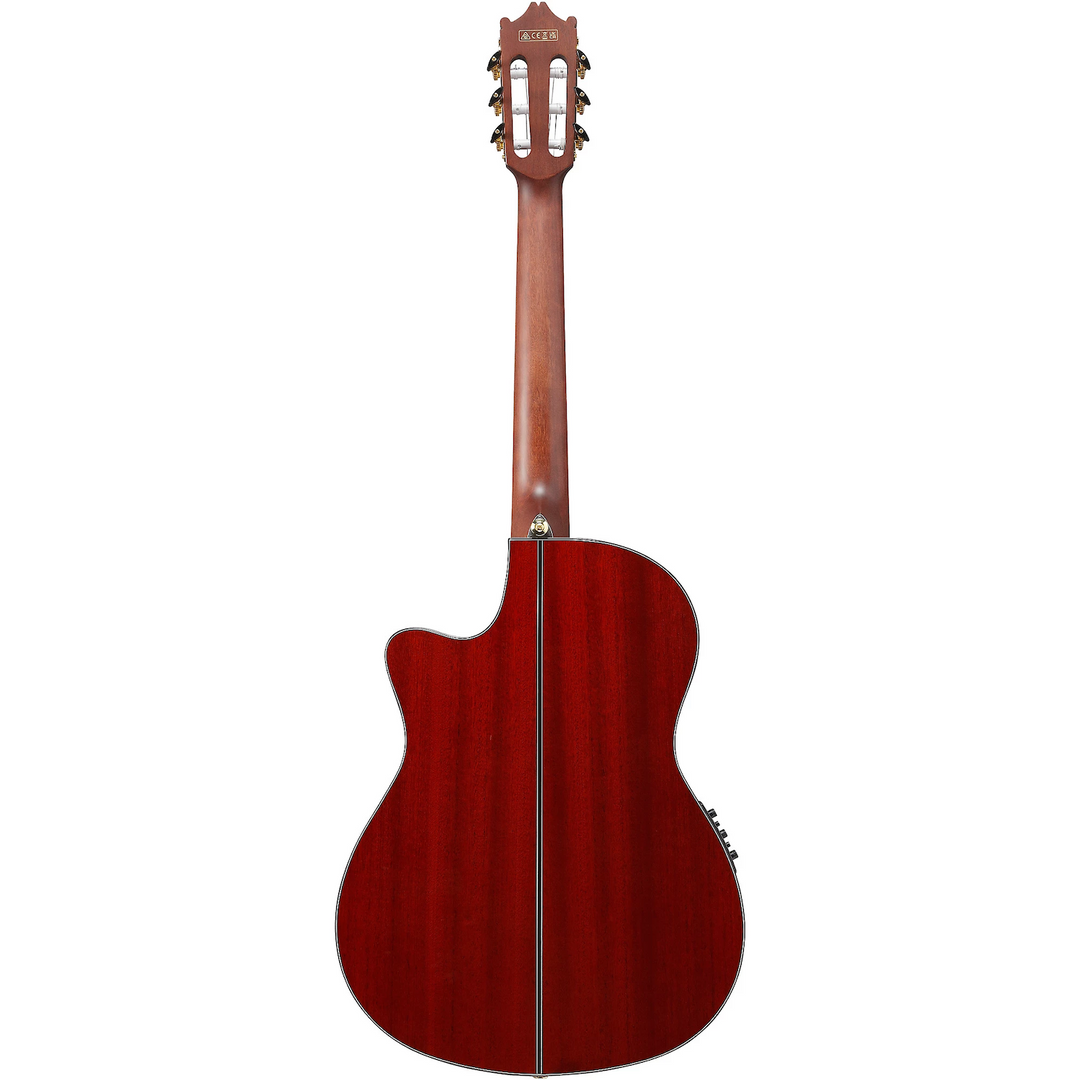 Ibanez GA35TCESRR Thinline Cutaway Classical Acoustic-Electric Sapphire Red High Gloss