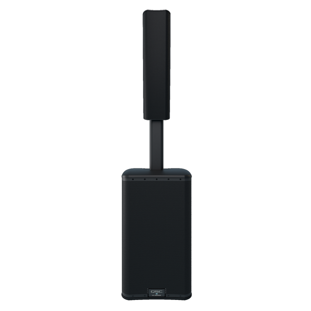 QSC KC12-BK 12" 3-Way Column Loudspeaker System with Bluetooth - Black
