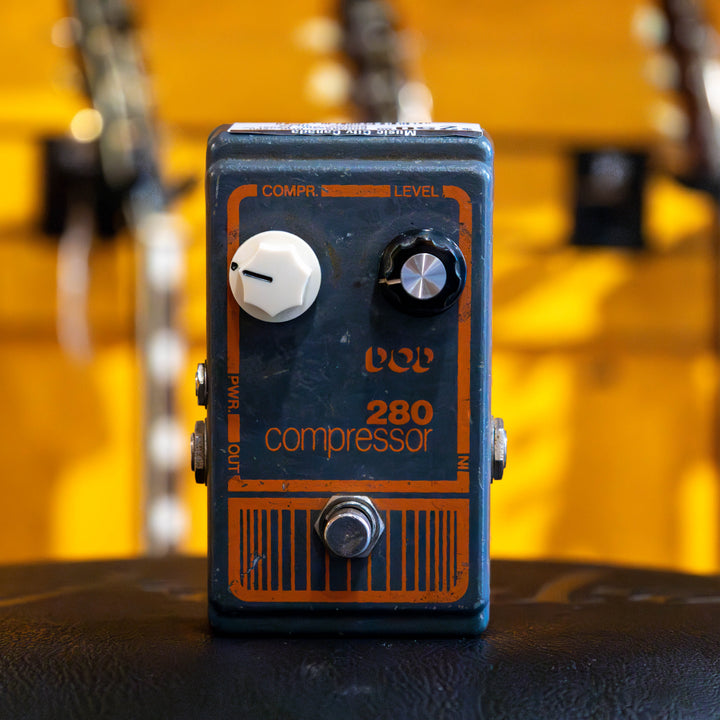 DOD Vintage "280 Compressor" Pedal w/ Original DOD Power Supply - USED