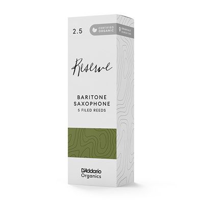 D'Addario Woodwinds ODLR0525 Reserve, Baritone Saxophone - Box Of 5 - 2.5