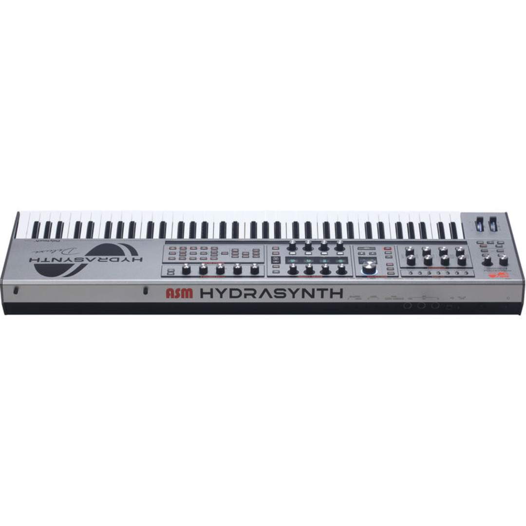 ASM Hydrasynth Deluxe 16-Voice Digital Wave-Morphing Synthesizer - Limited-Edition Silver