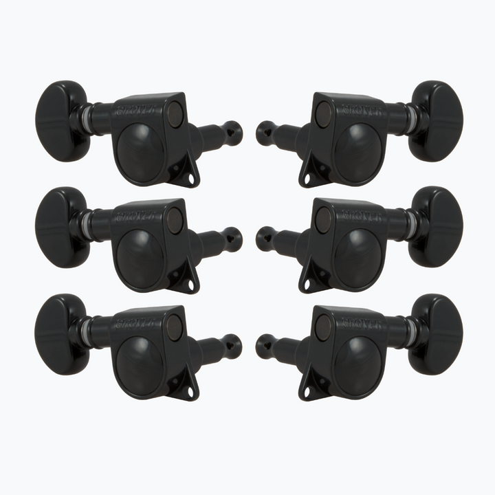 Allparts TK-7905 Grover® 305 Series 3x3 Midsize Rotomatics Black 305BC