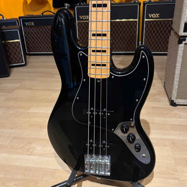 Fender - Geddy Lee J- Bass w/ Fender HD Case (BLK- w/Hipshot D Tuner - MIM 2013) - USED