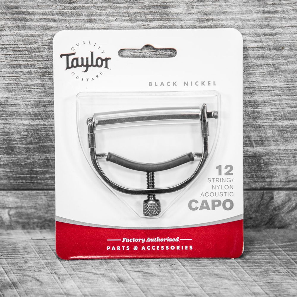 Taylor Capo 12-String Nylon Black Nickel