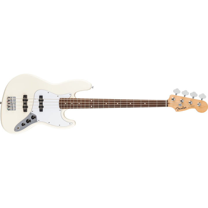 Fender Standard Jazz Bass (Olympic White) Electric Bass Guitar