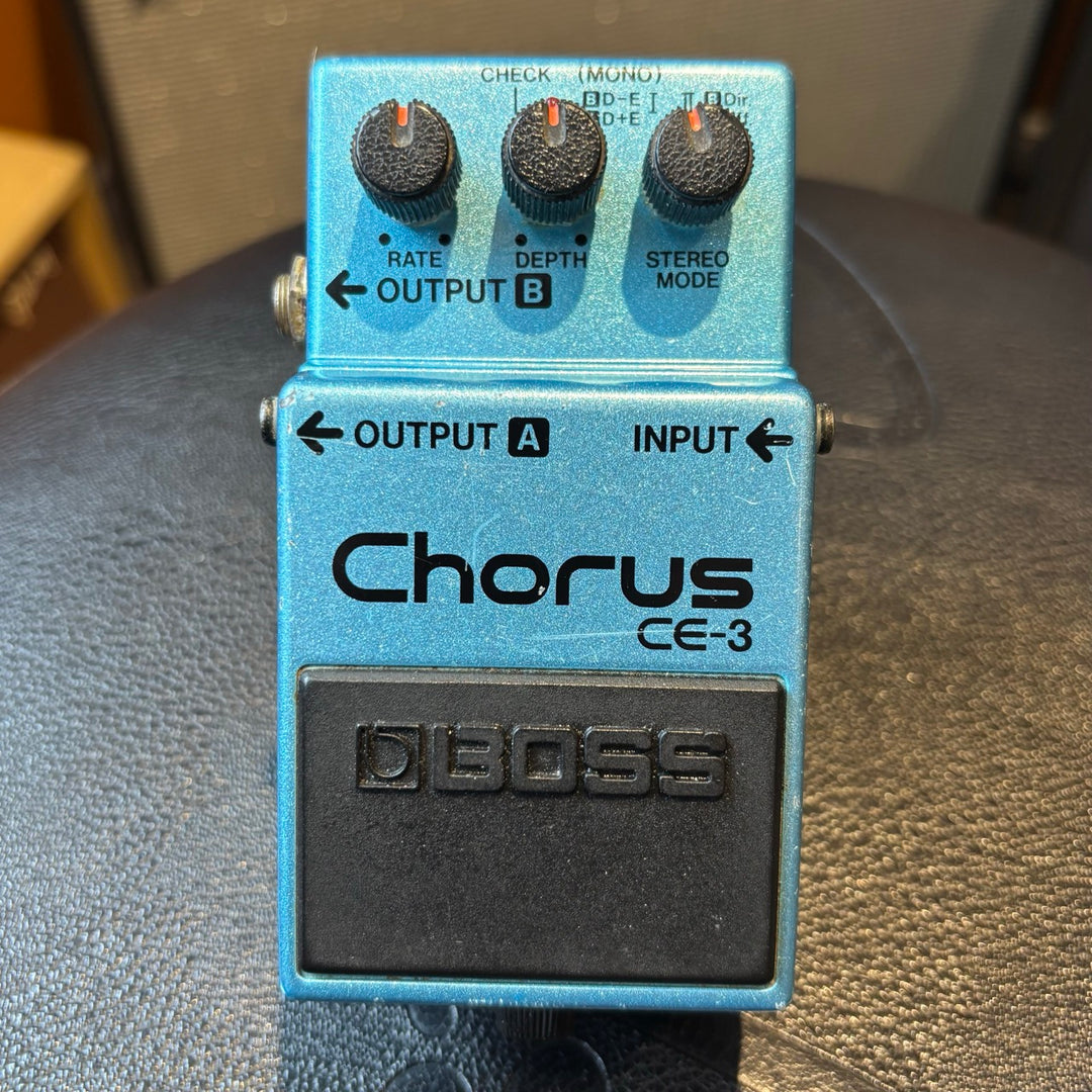 Boss - CE-3 Analog Stereo Chorus Pedal (MIJ - 1987 - No Box) - USED