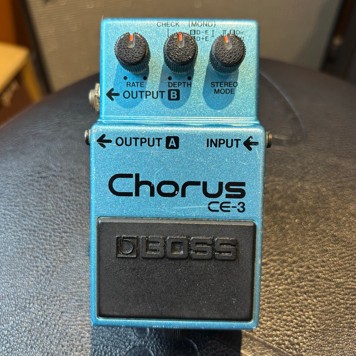Boss - CE-3 Analog Stereo Chorus Pedal (MIJ - 1987 - No Box) - USED
