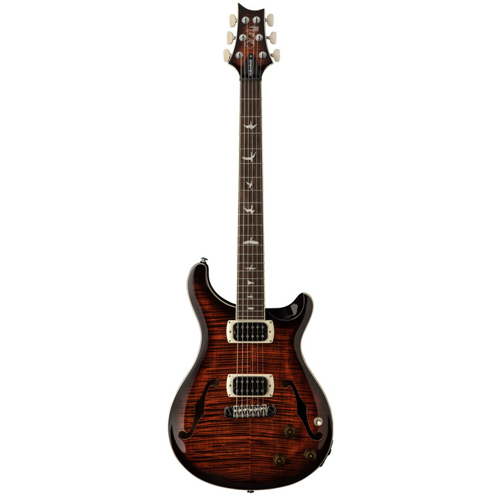 PRS SE Hollowbody I Piezo Electric Guitar (Orange Tiger Smokeburst)