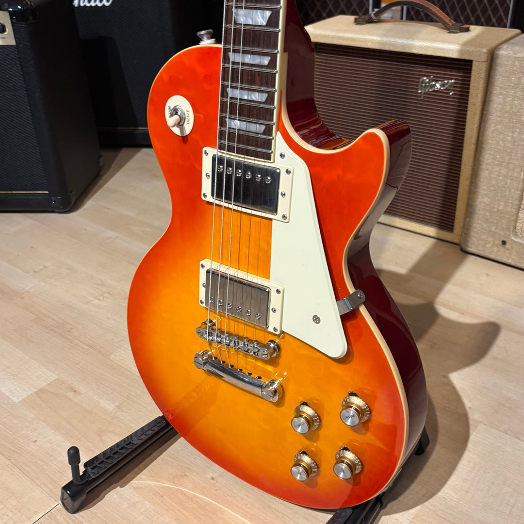 Epiphone - Les Paul STD Quilted Top Faded Cherry Burst w/ HD Case (2022) - USED