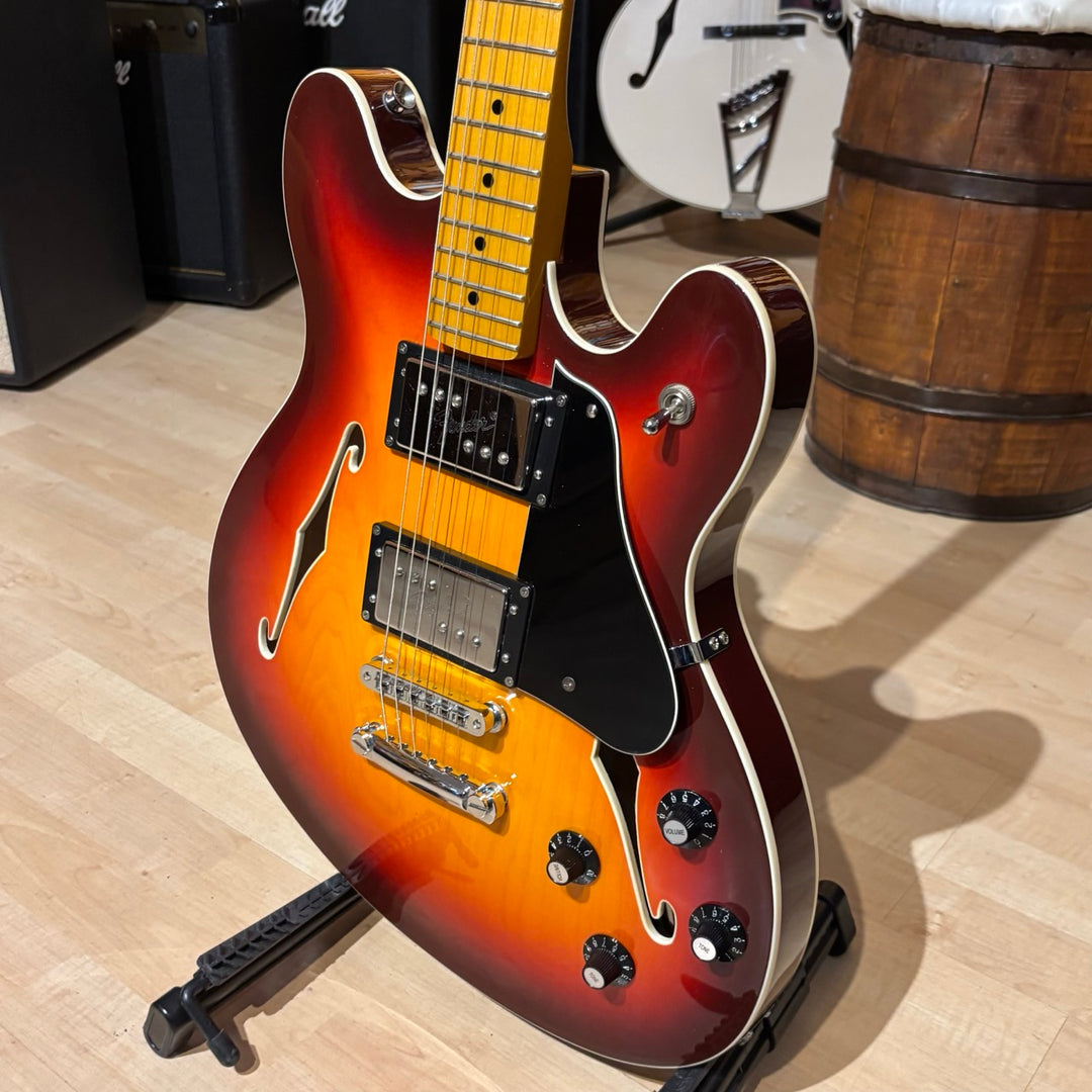 Fender - Modern Player Starcaster 3 Tone Sunburst - Maple ( No Case Or Bag) - USED