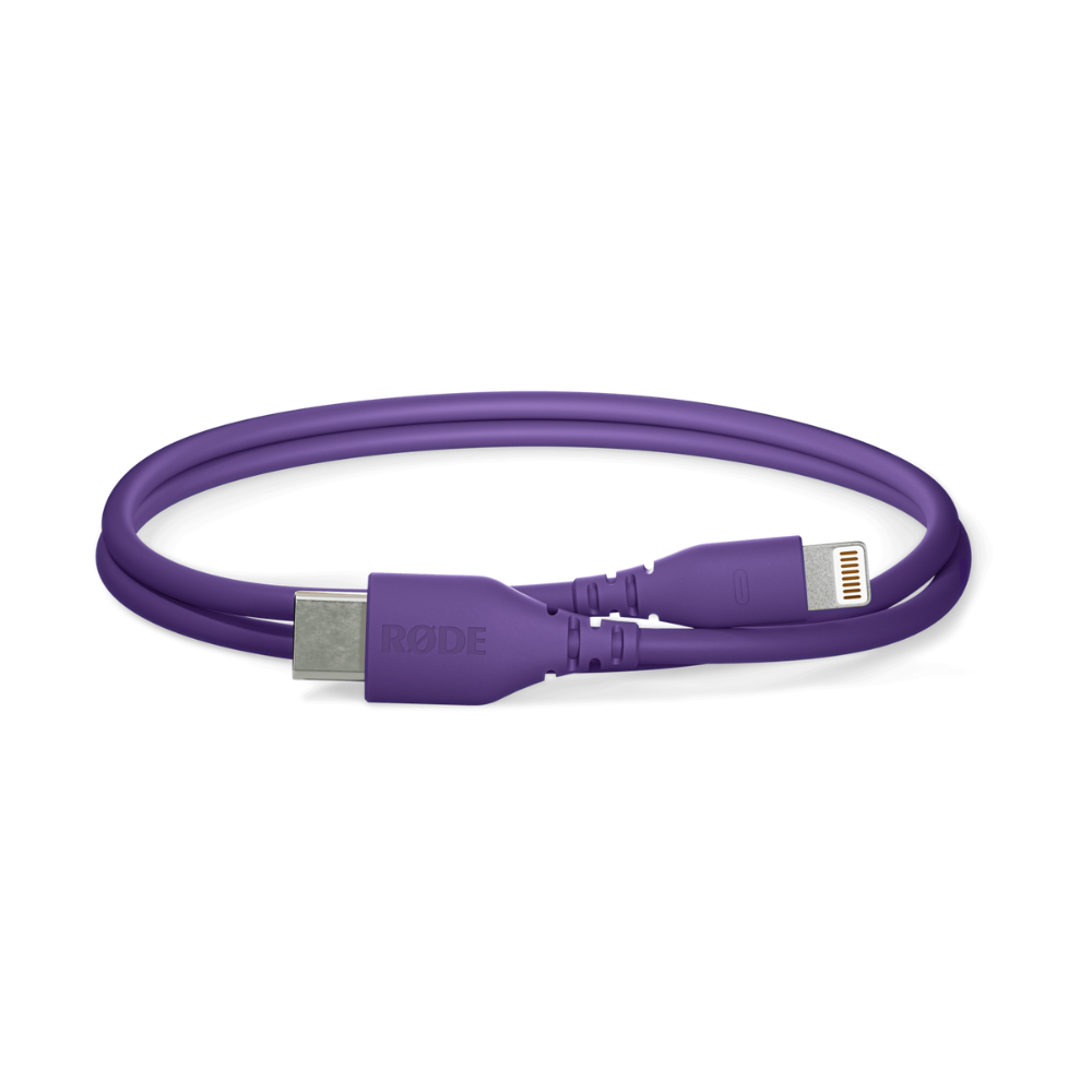 Rode Microphones SC21-PU 300mm Lightning to USB-C Cable - Purple