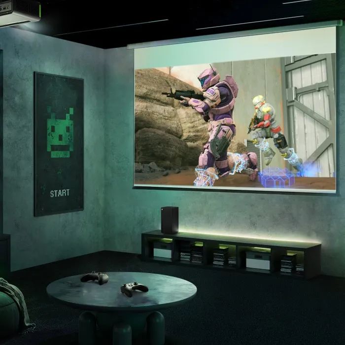 Viewsonic PJ-SCW-1001W Projection Screen  100" (1300x2270mm), 16:9 Matt White, Wall Mount, Universal Compatibility