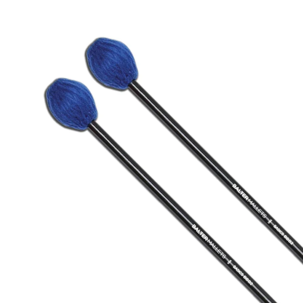 Vic Firth BBB2 Balter Basics Mallets - Medium, Blue Yarn