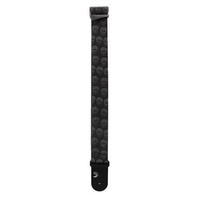 D'Addario 50TB00 50Mm Guitar Strap - Skulls Black Tub