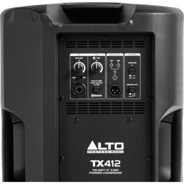 Alto Professional TX412XUS 700-Watt 12-Inch 2-Way Powered Loudspeaker With Bluetooth