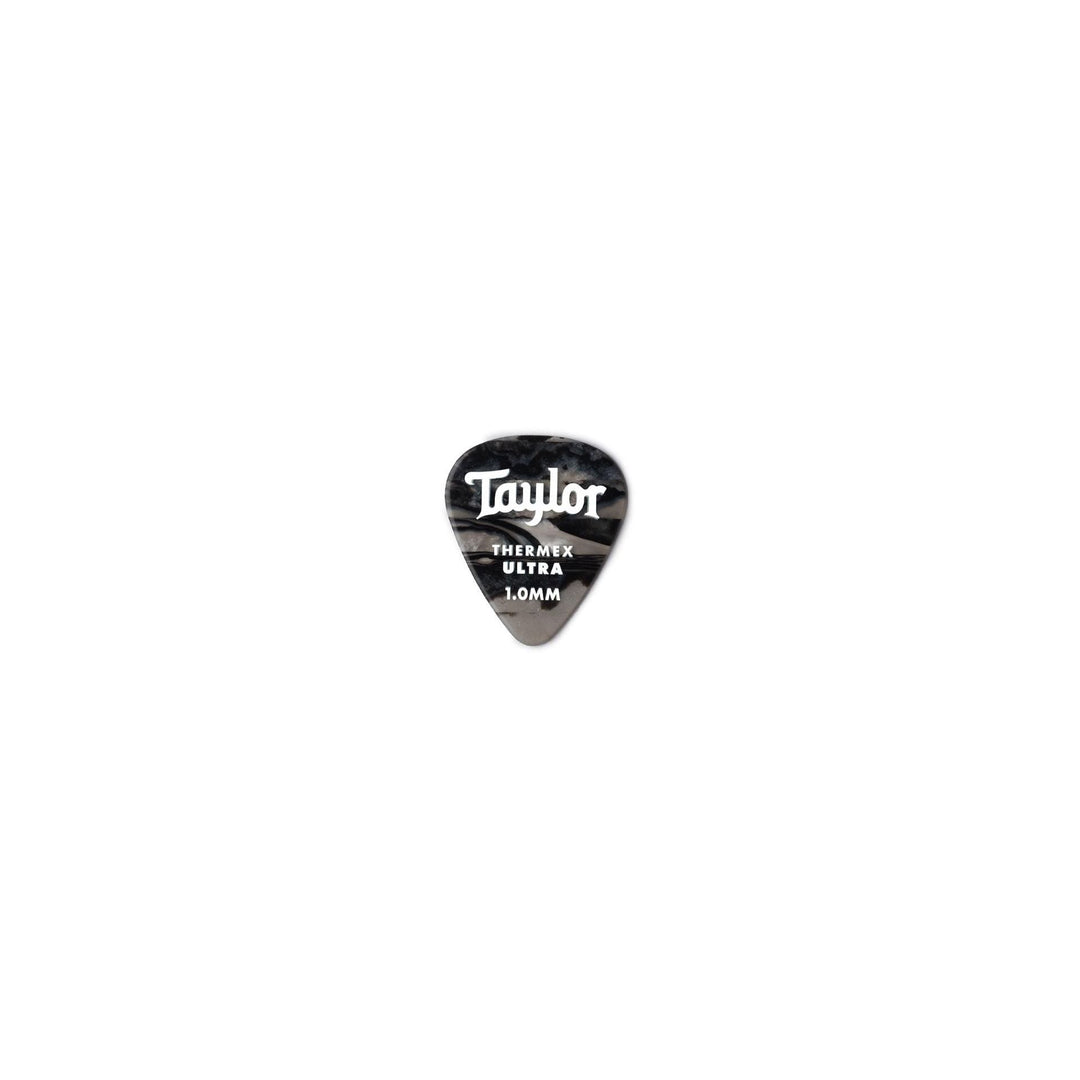 Taylor Prem 351 Thermex Ultra Picks,Blk Onyx, 1.00mm,6-Pack