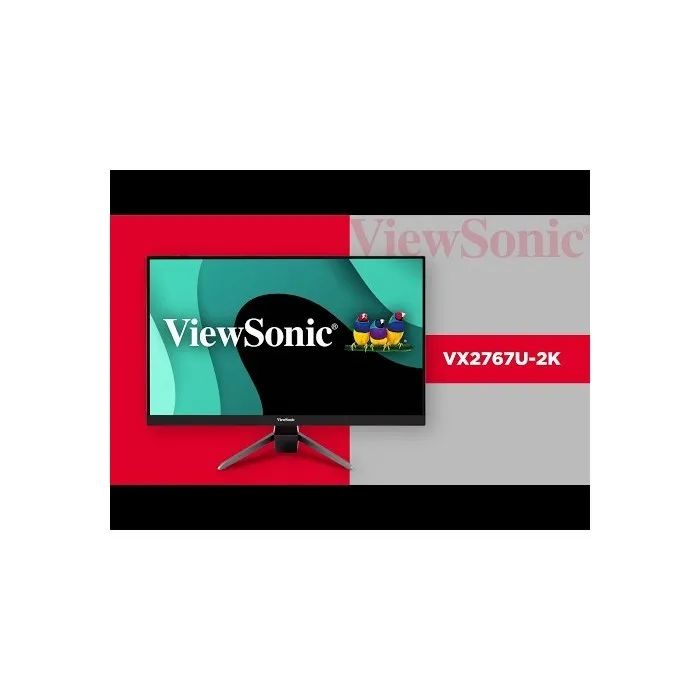 Viewsonic VX2767U-2K 27" Thin-Bezel IPS Monitor  QHD 1440p, USB-C, HDMI, DisplayPort