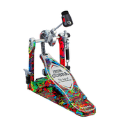 TAMA HP900PMPR 50th Limited Iron Cobra Power Glide Single Pedal - Marble Psychedelic Rainbow