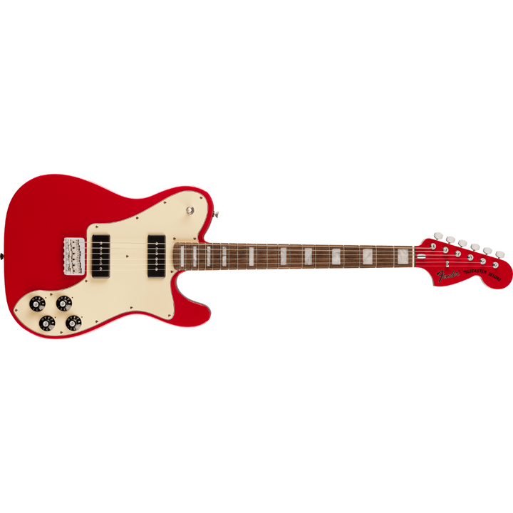 Fender USA Chris Shiflett Cleaver Telecaster Deluxe, Rosewood Fingerboard (Dakota Red) Electric Guitar