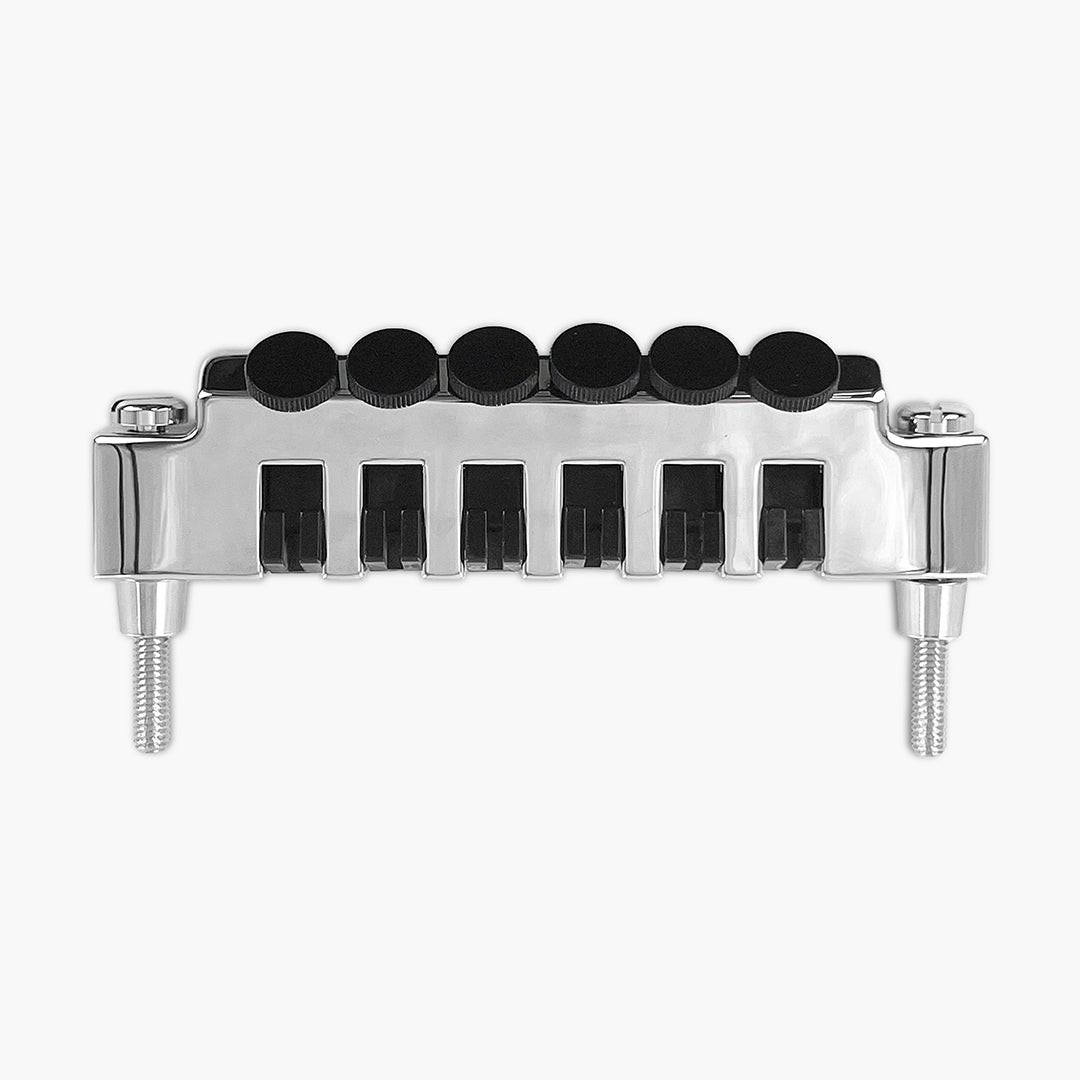 Allparts TP-3348-010 Leo Quan® Badass FTT™ Fine Tuner Tailpiece, Chrome