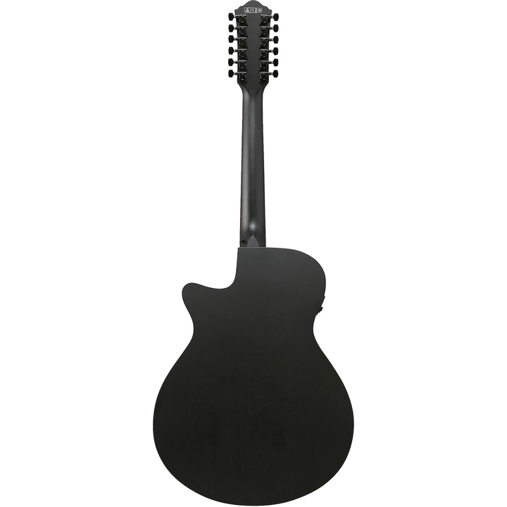 Ibanez AEG1221BOT AEG 12-String Acoustic-Electric Guitar Black Out