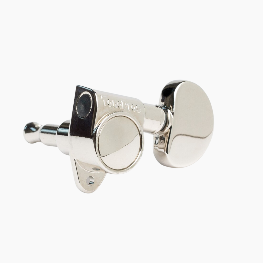 Allparts TK-7100-001 Tonepros GKB33K Tuning Keys, 3x3, Set of 6 - Nickel