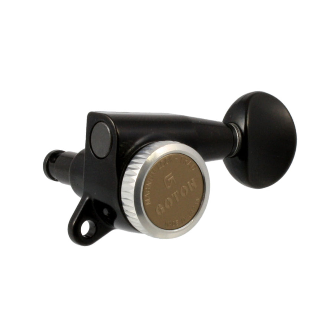Allparts TK-0768 Gotoh SG381-MGT Locking Mini 6-in-line Keys Black