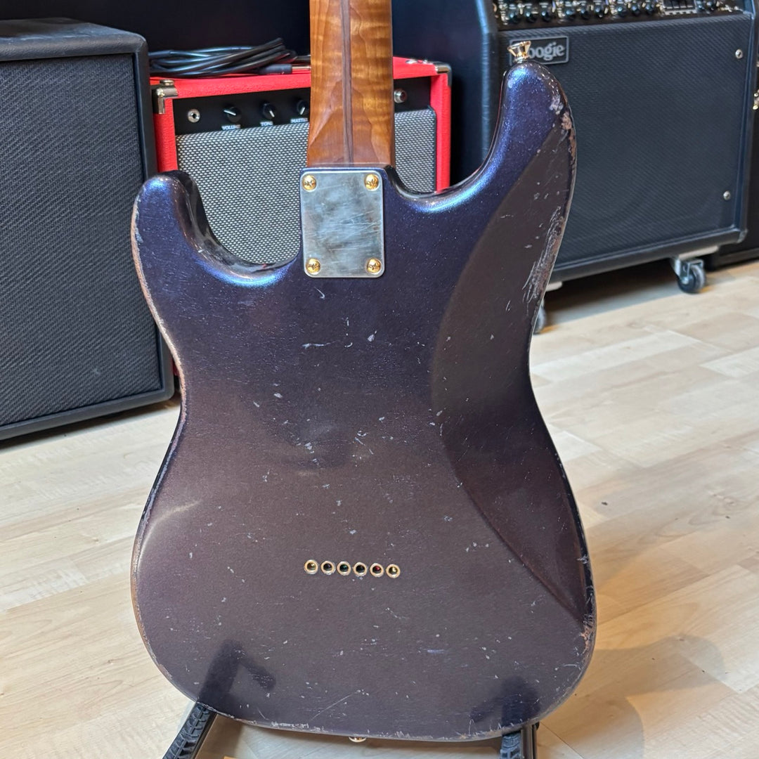 Parts-Caster Strat -  All Parts Neck- MJT Body - Fender N4 P'ups  w/ Fender G&G Black Tweed HD Case - USED
