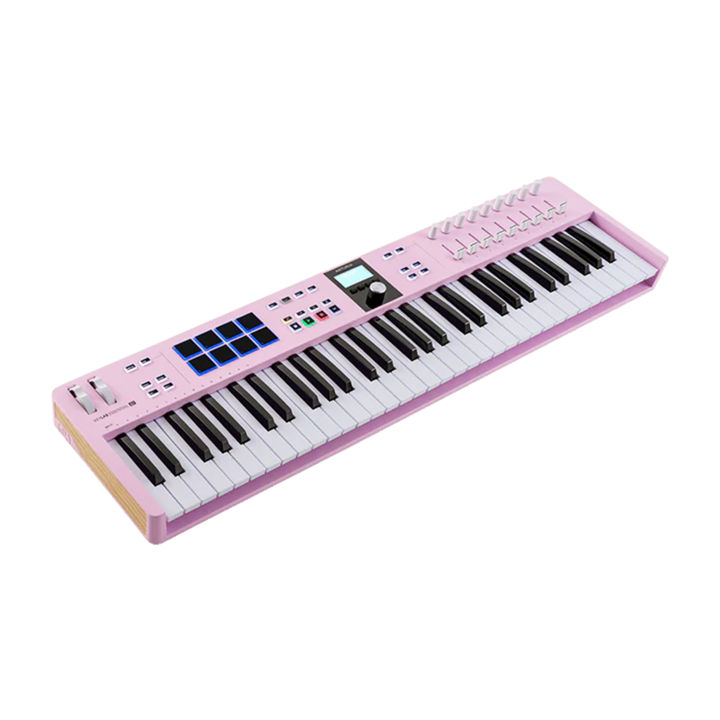 Arturia KEYLAB ESSENTIAL 61 MK3 Universal MIDI Controller 61 Keys - Rose Quartz