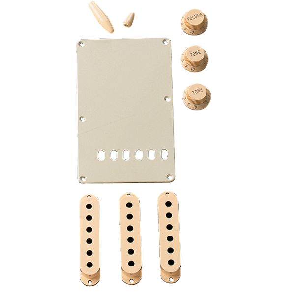 Fender Stratocaster Accessory Kits - Aged White