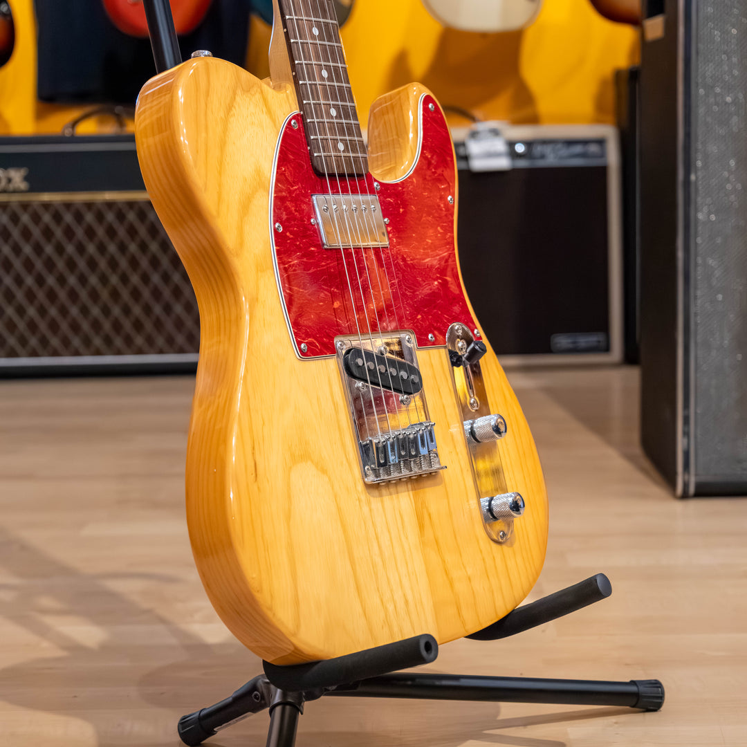 Squier- Pro Tone Series - Natural Ash Telecaster w/ Fender Econo Bag - (1996) - USED Electric Guitar