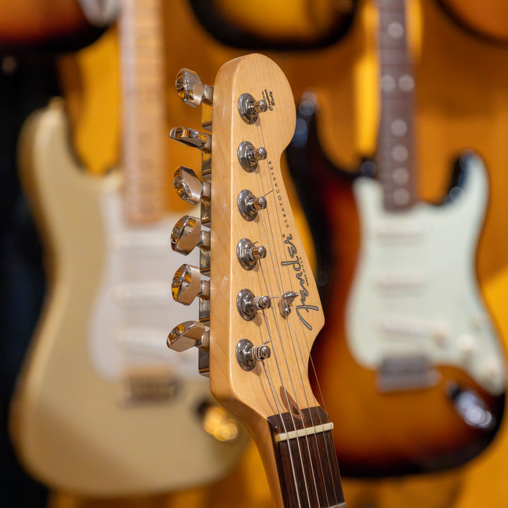 Fender - American SRS- HSS Strat Sienna Burst, ASH w/ Chainsaw Style Fender HD Case - 2007 - USED