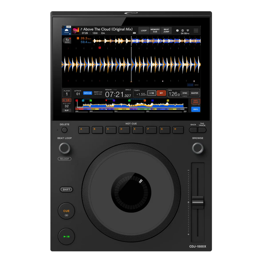 AlphaTheta CDJ-1500X DJ Media Player With 10.1in Touchscreen