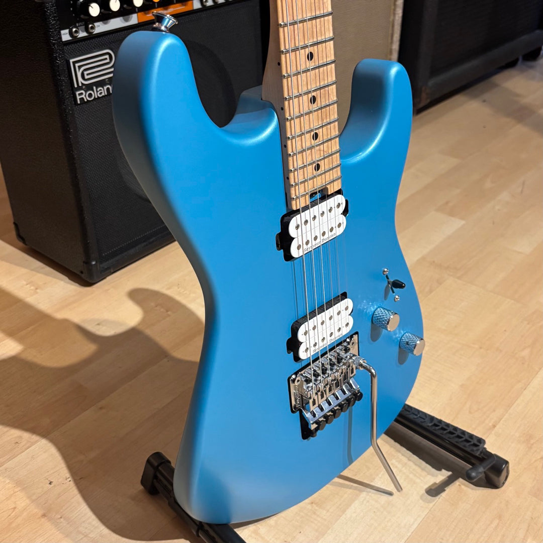 Charvel - "San Dimas "Pro Mod " Style -1 Roasted Maple - Matte Blue Frost w/ SKB HD Case (2017) - USED